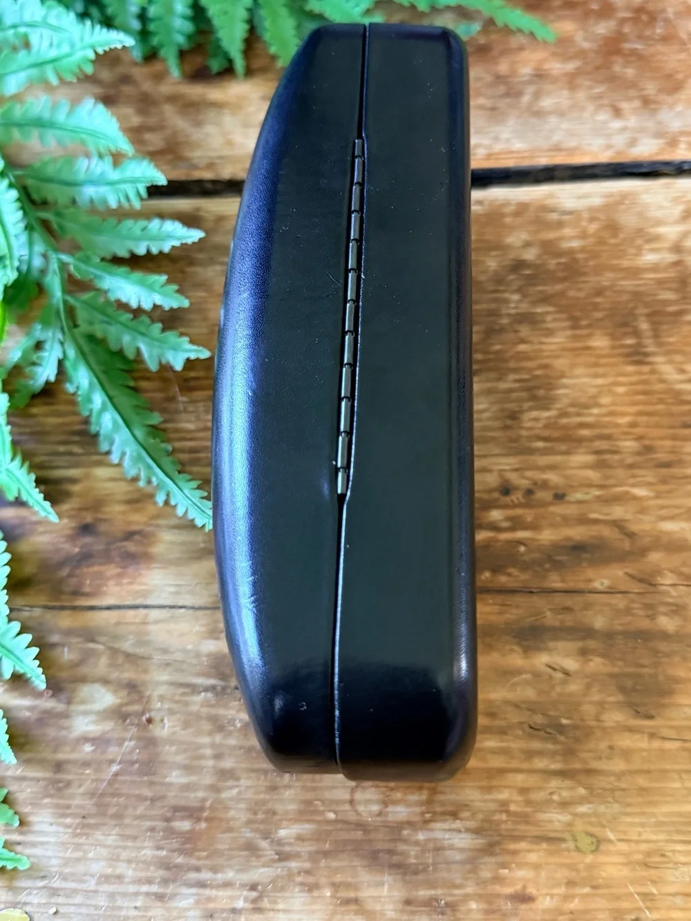 Coach Black Eyeglass Case with Embossed Logo